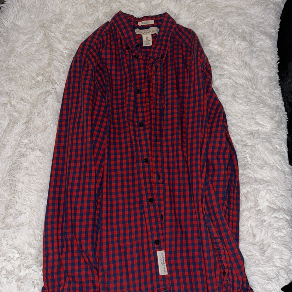 Men’s large polo button up